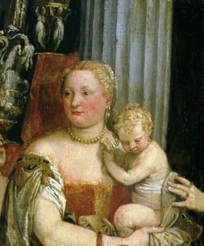 Supper at Emmaus (altered detail) by Paolo Veronese